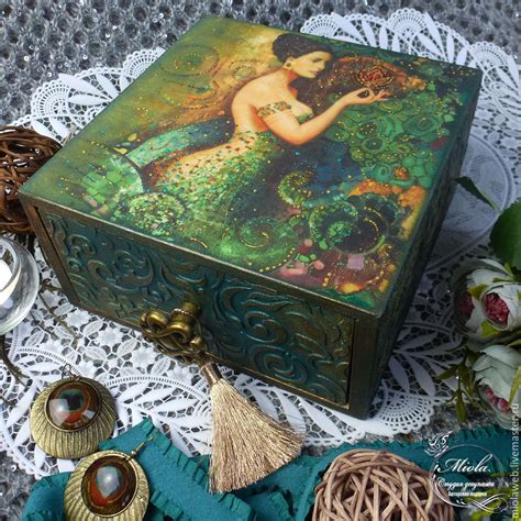 Короб-шкатулка "Хозяйка медной горы" – заказать на Ярмарке Мастеров ...