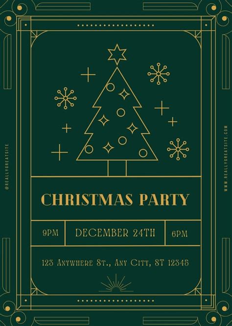 Free Christmas party virtual invitation templates | Canva