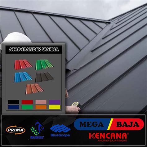 Harga Atap Spandek Warna Jual Galvalum Coating Warna Per Meter