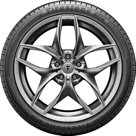 Download Firestone Tire Front View On White Wallpaper