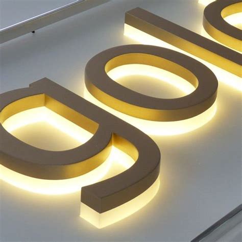 3d Backlit Sign 3d Led Signage Custom Outdoor Logo Light Sign 3d