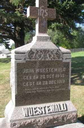 John Wuestewald M Morial Find A Grave