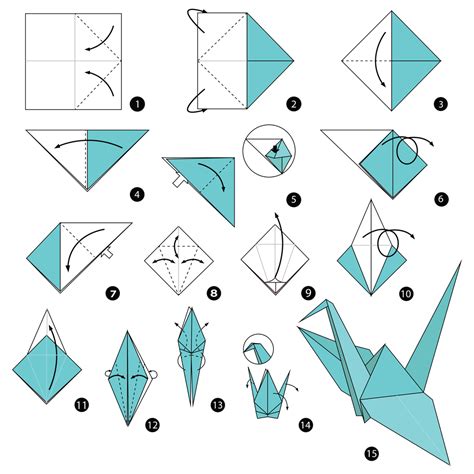 Origami Kranich Kinder