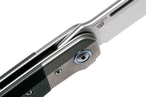 MKM Clap LS01-GT BK Titanium, Black G10 pocket knife, Bob Terzuola ...