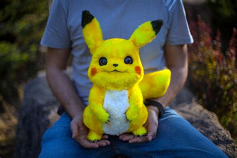 Realistic Pikachu Plush Doll pre-order - Etsy