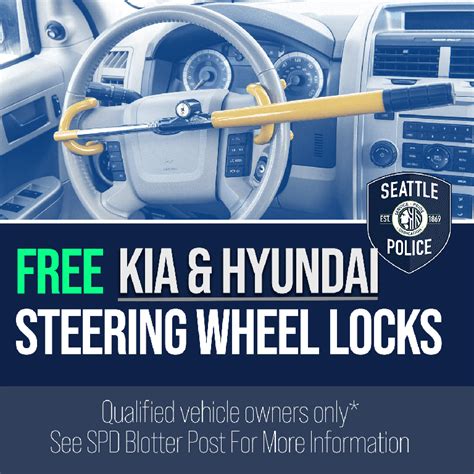 Spd Giving Away Kia And Hyundai Steering Wheel Locks