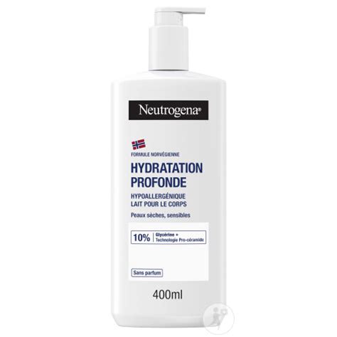 Neutrogena Deep Moisture Body Lotion 72h Hyapoallergeen Pompfles 400ml