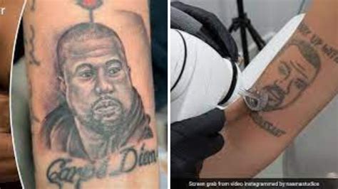 Wafutaji Tattoo Uingereza Watangaza Kufuta Tattoo Za Kanye West Bure