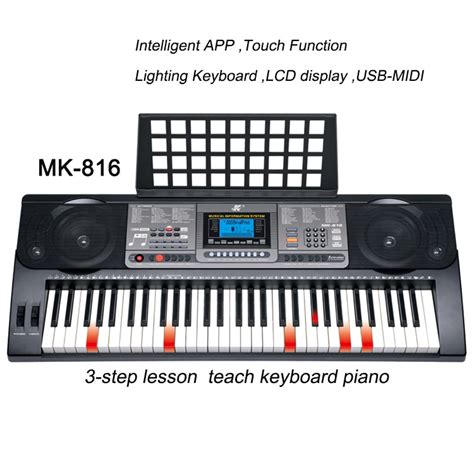 Customs Musical Instrument Mk Key Lighting Keyboard With Touch