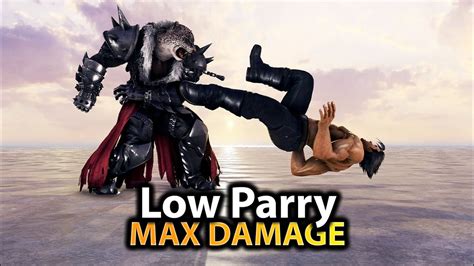 Armor King Low Parry Combos Max Damage YouTube