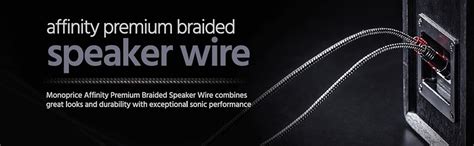 Amazon Monoprice Premium Braided Speaker Wire 14AWG With Gold