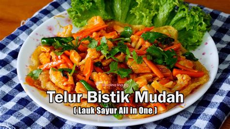 Telur Bistik Mudah Dan Sedap Idea Sahur Ringkas By Malina Lina Pg YouTube