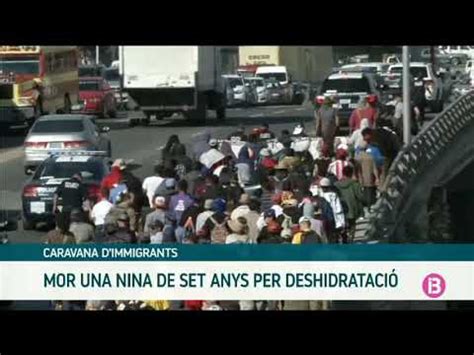 Mor una nina de 7 anys de la caravana de migrants per deshidratació