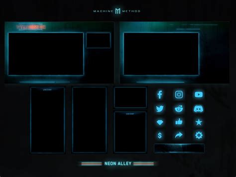 Streaming Twitch Overlay Animated Alerts Twitch Stream Screen Overlay