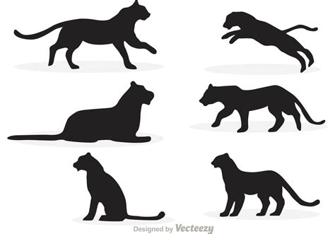 Tiger Silhouette Vectors 92998 Vector Art at Vecteezy