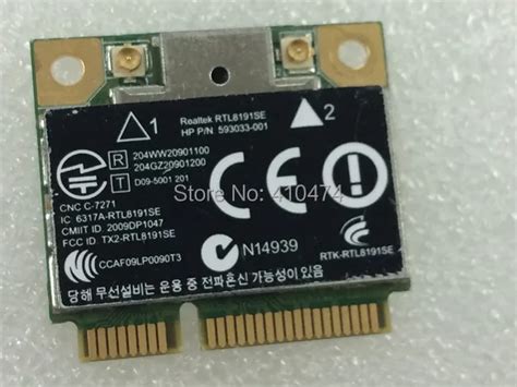 Ssea for Realtek rtl8191seハーフミニpci e 802 11b g n wlan Wifiワイヤレスカードforhp