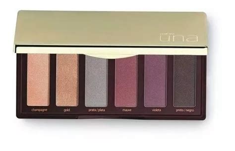 Natura Una Paleta De Sombras Tonos Color De La Sombra Glam Mercadolibre