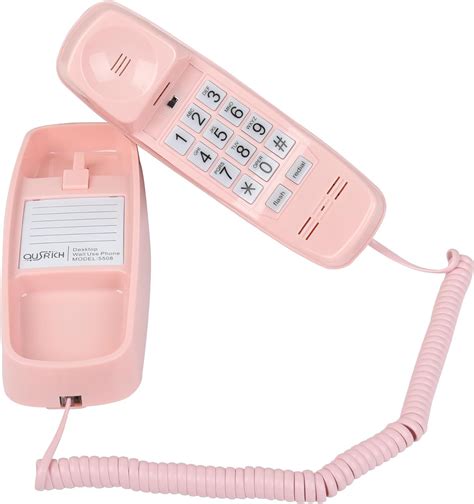 Retro Landline Phone, Upgraded 1960s Princess Corded Phone, Wall ...