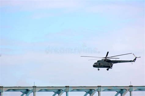 Helicopter During The Military Parade Stock Photo Image Of Close