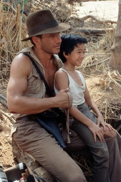 Rare Behind The Scenes Indiana Jones Photos Of Ke Huy Quan And