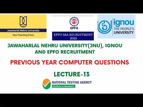 Jnu Non Teaching Previous Year Question Paper L Jnu Non Teaching