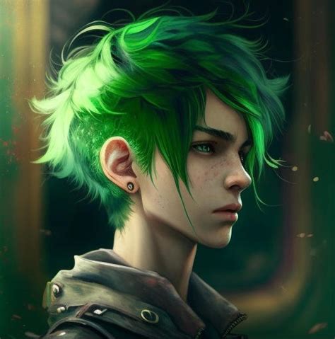 Green Anime Boy By Bestdesigns2023 On Deviantart