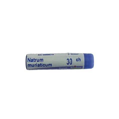 Boiron Natrum Muriaticum 30CH Granuli Omeopatici Tubo Da 4gr TuttoFarma