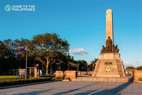 information  rizal park  monument guide   philippines