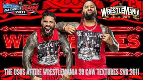 The Usos Attire Wrestlemania Caw Textures Svr Alan Freakin