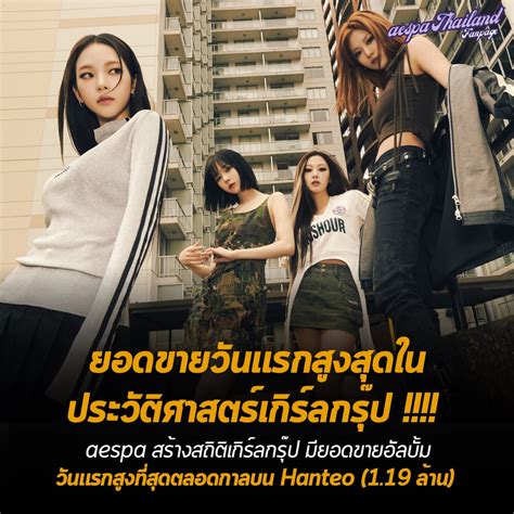 aespa Thailand Fanpage on Twitter aespa สรางสถตเกรลกรป ม