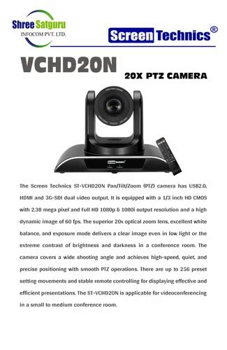 Video Conference Hd Ptz Camera At Rs Video Conferencing System