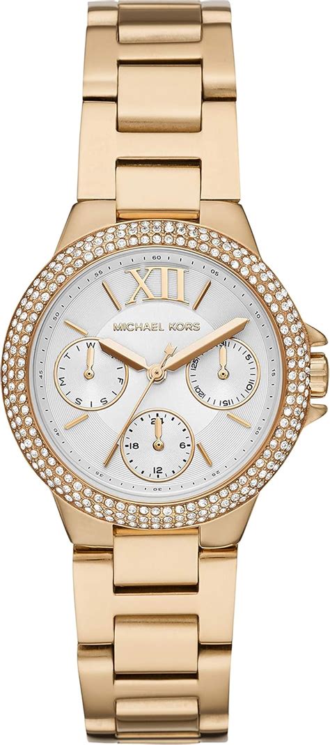 Michael Kors Women S Camille Quartz Watch With Stainless Steel Strap Gold 9 Model