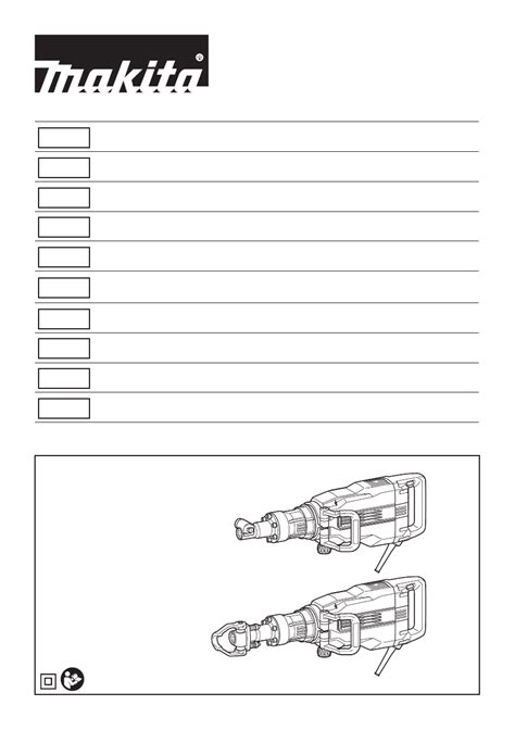 User manual Makita HM1512 (English - 52 pages)