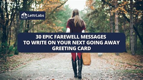 30 Unique Ways to Say Farewell Messages - LettrLabs Blog