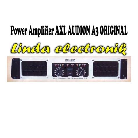 Power Amplifier AXL AUDION A3 ORIGINAL Lazada Indonesia