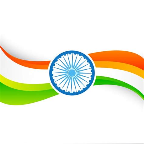 Indian flag design — Stock Vector © pinnacleanimate #8593957