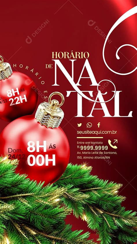 Story Hor Rio De Natal Lojas Empresas Rcios Social Media Psd