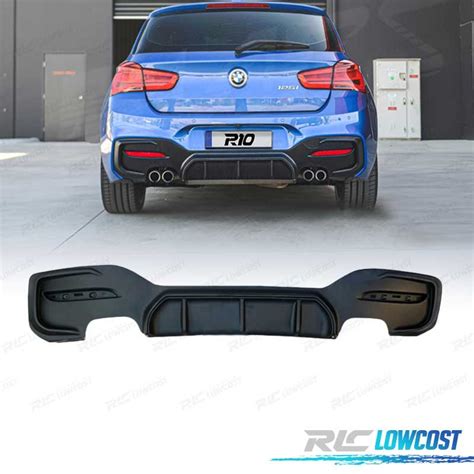 Difusor Para Bmw F Lci Look M Performance Negro Mate