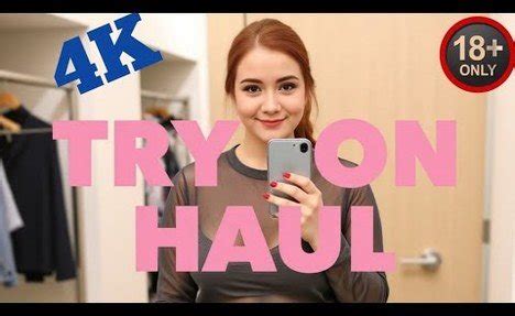 K Transparent Try On Haul Micro Bikini Try On Lingerie No