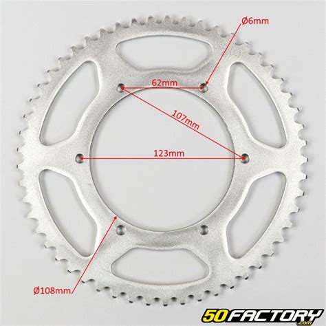 Couronne Dents Acier Derbi Aprilia Gilera Pi Ce Moto C