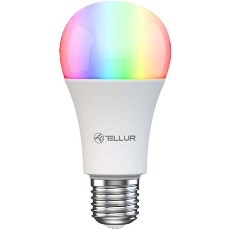 Bec LED RGB Inteligent Tellur TLL331341 Wi Fi Dimabil E27 9W 820