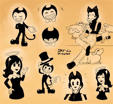 Bendy Boris And Alice By Sky Lia On Deviantart