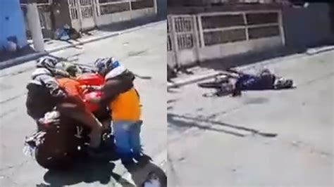 Video Ladr N Muere Segundos Despu S De Robar Motocicleta