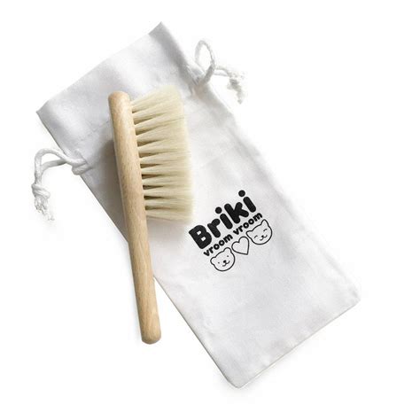 Brosse à cheveux bébé Briki Vroom Vroom chat Pastel Shop