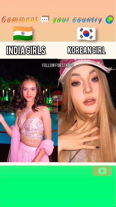 Korean Girls Vs Indian Girls Transition To This Viral Sound Part 2 Shorts Indian Korean