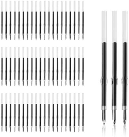 Pcs Beadable Pens Refills Mm Black Ink Ballpoint Pen Refills