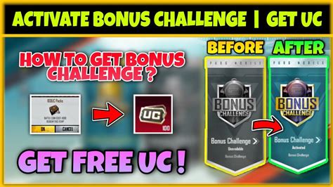 Bonus Challenge Pubg Mobile Season Free Uc How To Play Bonus