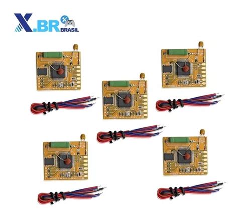 5x Chip Run Amarelo V1 0 P Xbox Slim Placas Corona Trinity