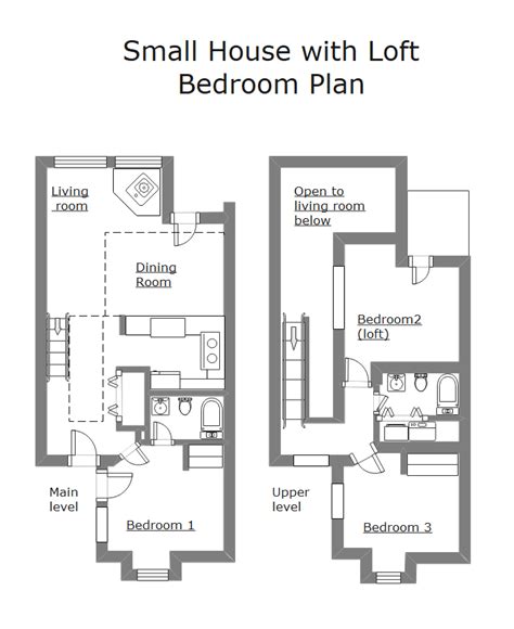 Small Modern Loft Floor Plans Two Birds Home