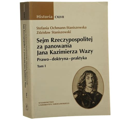 Sejm Rzeczypospolitej Za Jana Niska Cena Na Allegro Pl